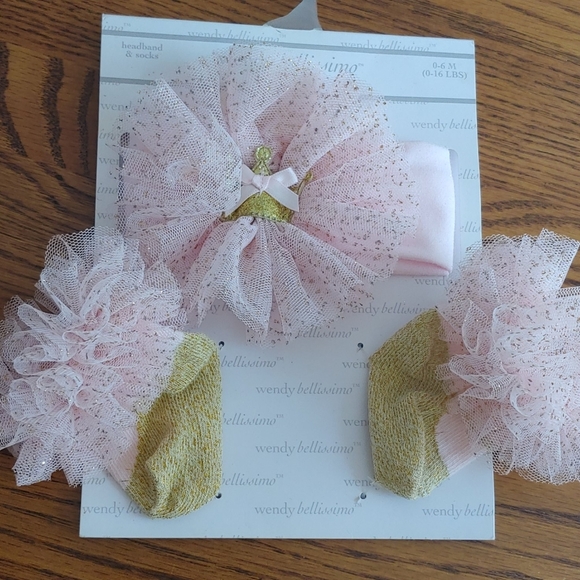 Kyle and Deena baby onesie and head band - Picture 3 of 5